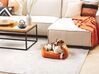 Velvet Reversible Pet Bed 50 x 35 cm Orange and Beige IZMIR_826600