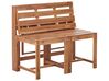 Wielofunkcyjna ławka stolik drewniana jasna TUENNO_910345