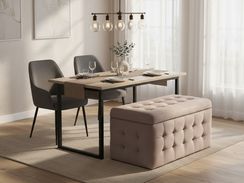 Rahi sametti säilytystila vaaleanpunainen 72 x 42 cm MICHIGAN Rahi sametti säilytystila vaaleanpunainen 72 x 42 cm MICHIGAN