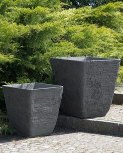 Kukkaruukku harmaa 39 x 39 cm 2 kpl DELOS