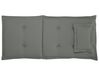 Set di 2 cuscini in tessuto grigio scuro per la sedia da giardino TOSCANA/JAVA_803979