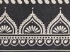 Lot de 2 coussins décoratifs 45 x 45 cm noir / blanc crème ATABAGI_802280