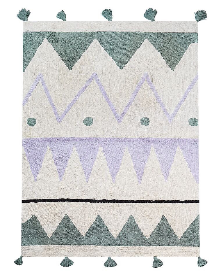 Detský bavlnený koberec 140 x 200 cm viacfarebný ALAKOL_907041