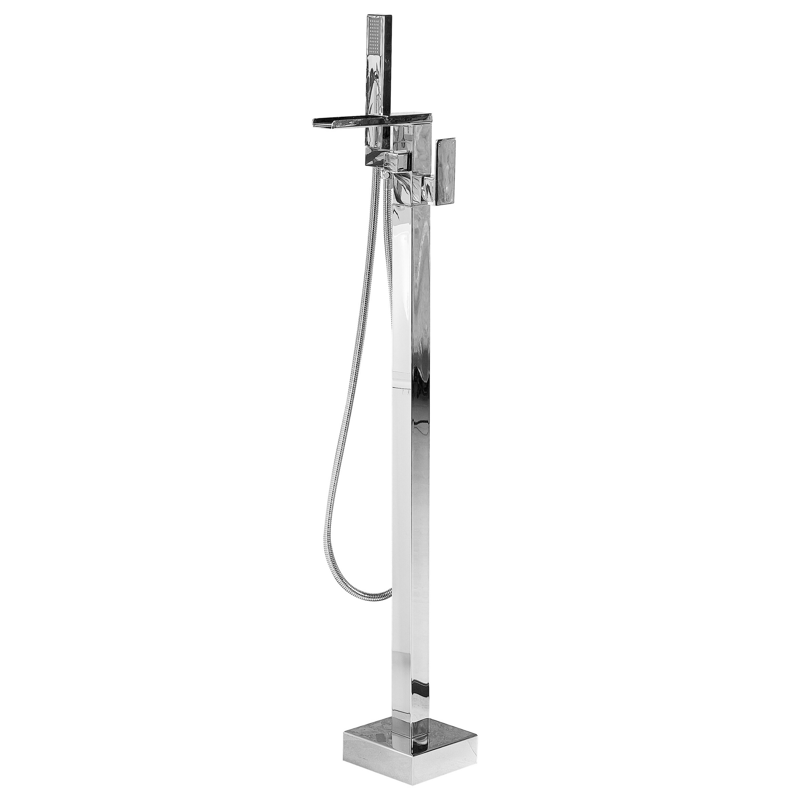 Beliani Freestanding Bathtub Faucet Boyoma Silver