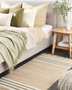 Matto juutti beige/harmaa 80 x 150 cm MIRZA