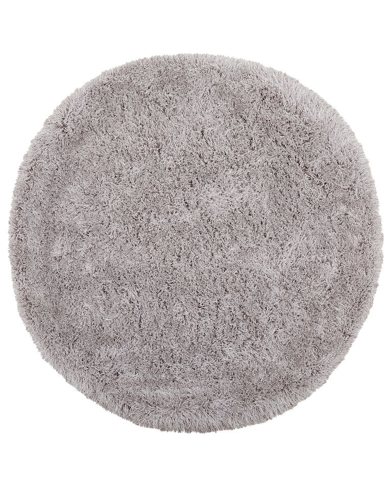 Okrúhly koberec ⌀ 140 cm sivý CIDE_915899
