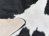 Tapete em pele sintética de vaca branca e preta 130 x 170 cm BOGONG_820338