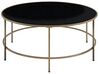 Coffee Table Black with Gold FLORENCE_744212