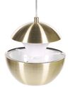 Metal Pendant Lamp Brass BOJANA_772283