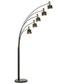 Lámpara de pie de metal negro/dorado 210 cm ANBESA_818263