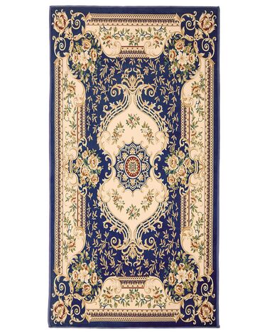 Tmavě modrý koberec 80 x 150 cm GAZIANTEP