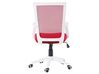 Krzesło biurowe regulowane czerwone RELIEF_680290