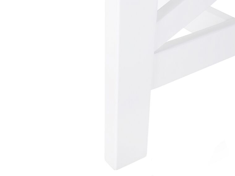 Wooden Garden Table White BALTIC Beliani.co.uk