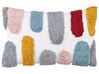 Conjunto de 2 almofadas decorativas com padrão abstrato em algodão multicolor 30 x 50 cm STORKSBIL_913224