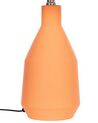 Lampa stołowa ceramiczna pomarańczowa LAMBRE_878593