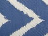 Tapis extérieur au motif zigzag bleu marine 120 x 180 cm SIRSA_766555