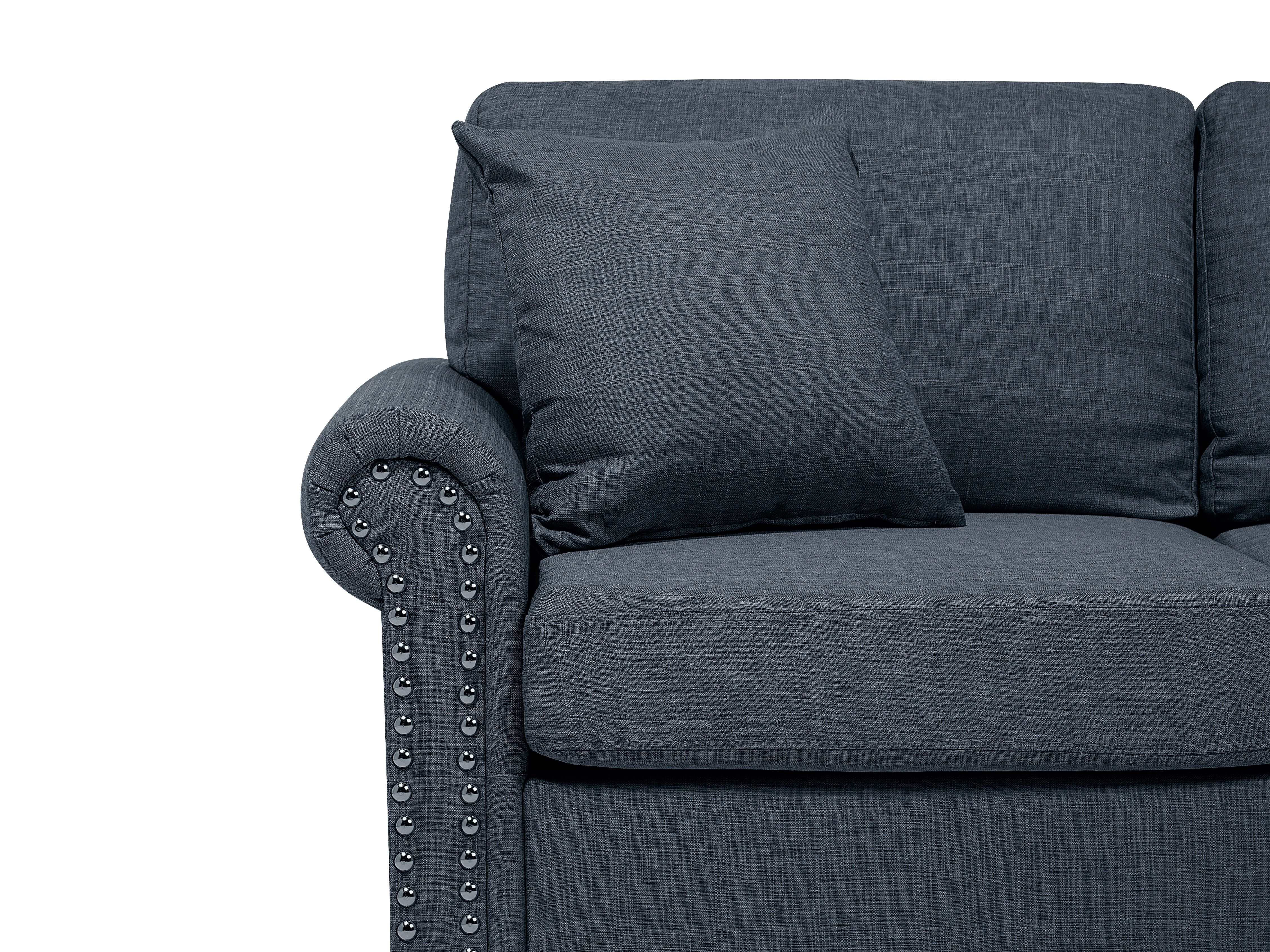 Sofa 3-osobowa ciemnoszara OTRA