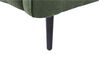 Left Hand Boucle Chaise Lounge Dark Green CHEVANNES_877229