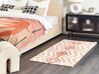 Bavlněný koberec 80 x 150 cm béžový/růžový KASTAMONU_840516