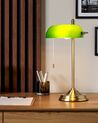 Lampada da tavolo metallo verde e oro 52 cm MARAVAL_851449