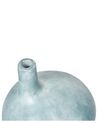 Kék terrakotta dekoratív váza 26 cm BENTONG_893558