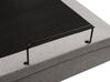 Fabric EU Small Single Adjustable Bed Grey DUKE II_910580