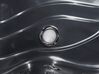 Banheira de hidromassagem de exterior em acrílico cinzento com LED 200 x 200 cm LASTARRIA_818659