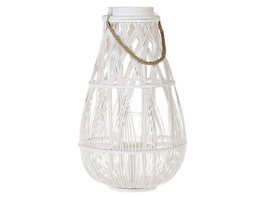 Idilli Fehér Bambusz Lámpás 56 cm TONGA