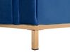 3-seters sofa fløyel blå OSLO_747239