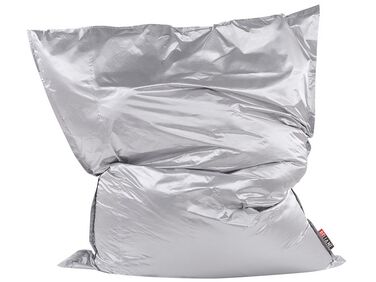 Poltrona sacco impermeabile nylon argento 180 x 230 cm FUZZY
