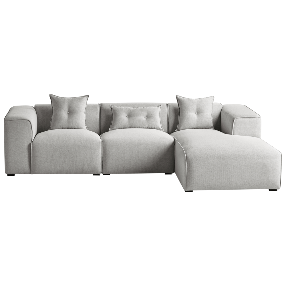 Narożnik lewostronny jasnoszary DOLVA