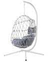 Hanging Chair with Stand White ADRIA_844416