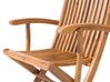 Zestaw ogrodowy drewniany stół i 8 krzeseł MAUI_681721
