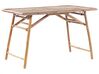 Záhradný bambusový stôl svetlé drevo MOLISE_838115