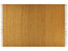 Tappeto iuta giallo senape e marrone 160 x 230 cm LUNIA_846319