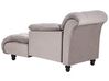Chaiselongue taupe linksseitig LORMONT _743861