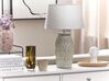 Ceramic Table Lamp Grey KHOPER _822895
