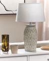 Lámpara de mesa de cerámica gris claro/blanco 48 cm KHOPER_822895