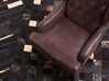 Hnědozlatý patchwork koberec z hovězí kůže 80x150 cm ARTVIN_517063