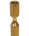 Conjunto de 2 candeleros de metal dorado DIKIRNIS_905450