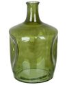 Blomstervase glas grøn 35 cm KERALA_830545