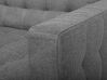 Ensemble canapé et fauteuils en tissu gris clair 5 places ABERDEEN_716113