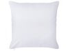 Set of 2 Cotton Cushions Geometric Pattern 45 x 45 cm Pink CLARKIA_769273