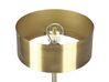 Lampa stołowa metalowa z portem USB złota ARIPO_851365
