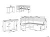 Set di panchine da balcone in legno di acacia TREIA_811894