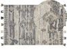 Szürke kilim gyapjúszőnyeg 160 x 230 cm ARATASHEN_860045