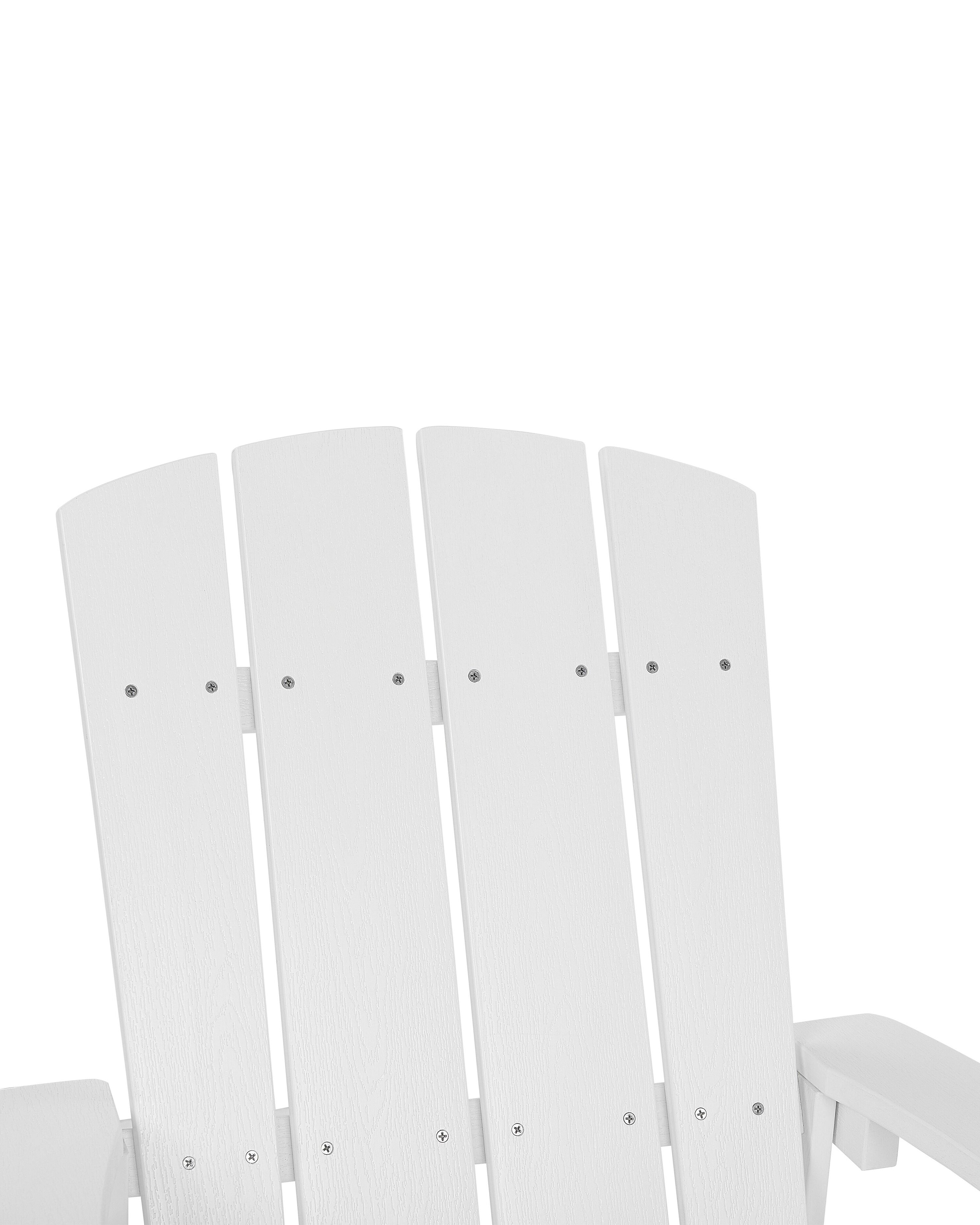 Krzesło ogrodowe białe ADIRONDACK