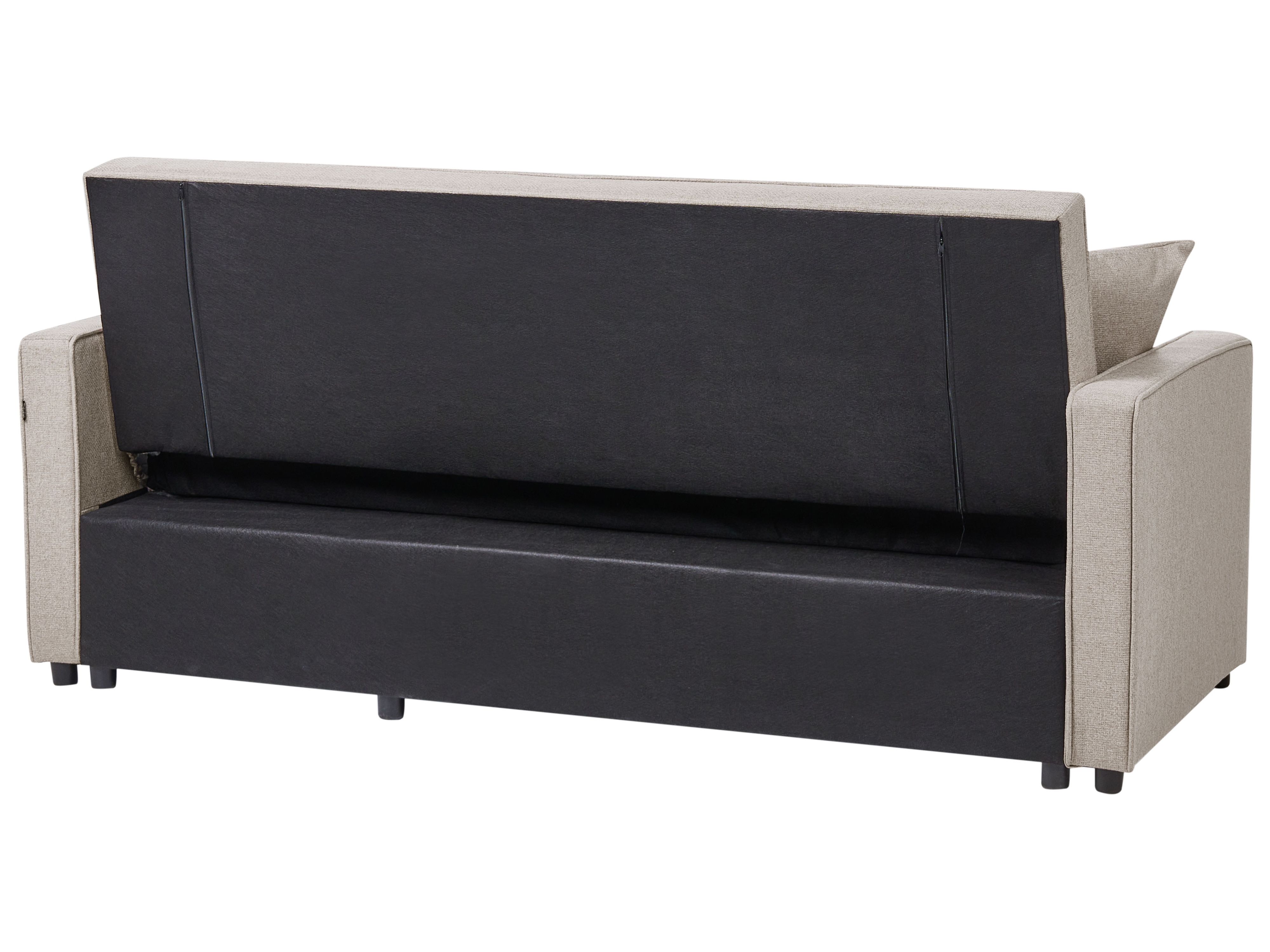 Sofa rozkładana beżowa GLOMMA