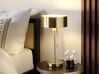 Metal Table Lamp with USB Port Gold ARIPO_851361