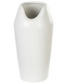 Stoneware Decorative Vase 33 cm White APAMEA_867880